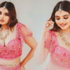 Aneena Angala Joseph Looks Glamorous in Pink Lehenga