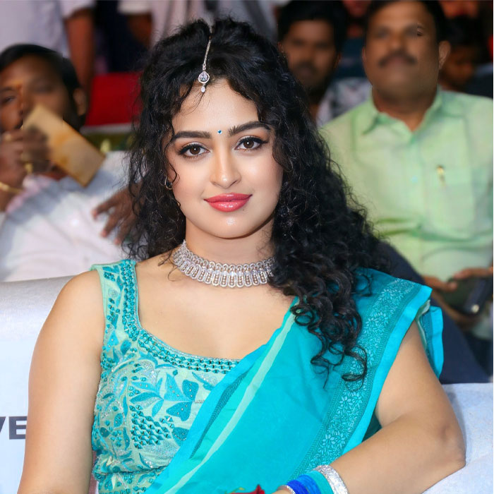 Apsara Rani Stuns in Lehenga at Racharikam Pre Release Event