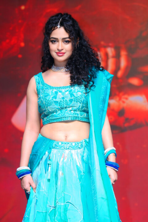 Apsara Rani Dazzles in Lehenga at Racharikam Pre Release Event