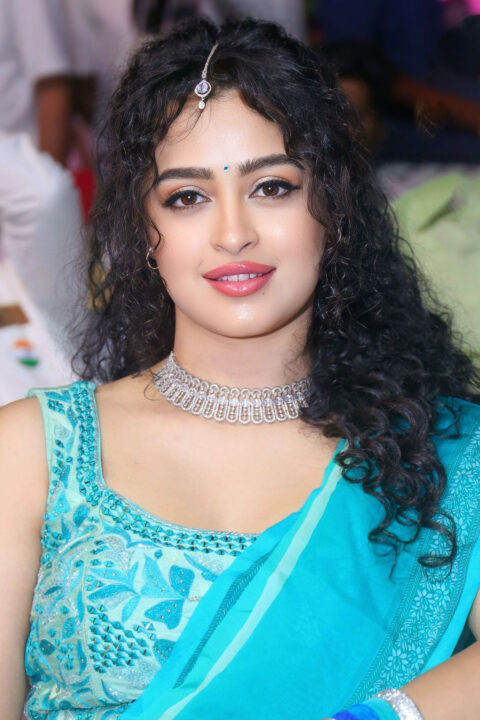 Apsara Rani Sizzles in Lehenga at Racharikam Pre Release Event