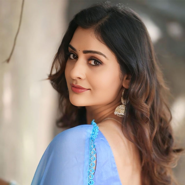 Payal Rajput in Sizzling Georgette Saree at Venkata Lachimi Movie Opening