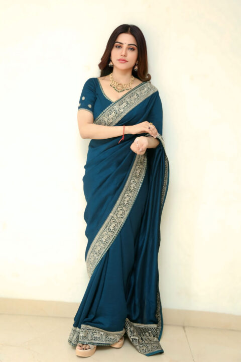 Krisheka Patel dazzles in silk saree photos