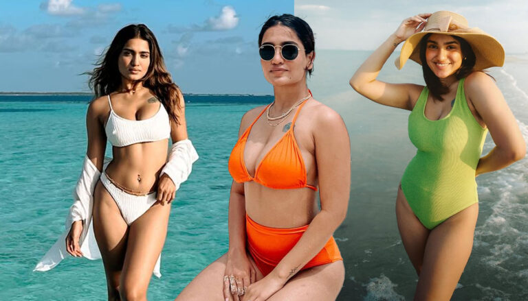 Saniya Iyappan flaunts perfect vacation body in stylish bikinis