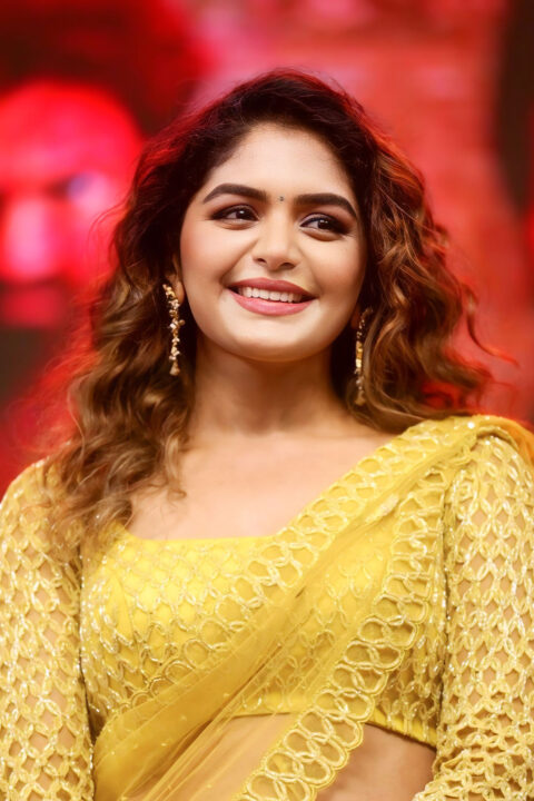 Aditi Shankar steals the spotlight at Bhairavam trailer unveiling