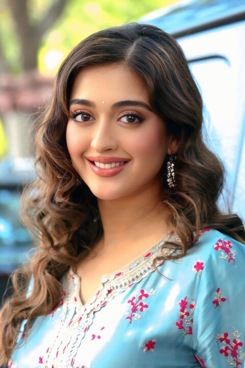 Gayatri Bharadwaj glows in Mangalam Blue Kurta at Cult launch event