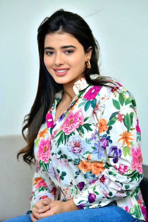Ketika Sharma adds floral flair in Zara shirt at Single movie event