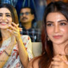 Samantha looks radiant at Subham success event in floral printed saree