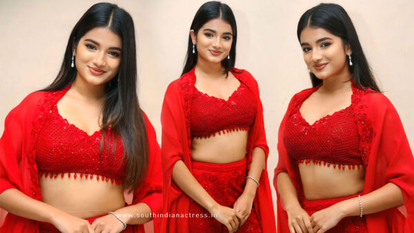 My Love Song Launch: Satwika Jampa in Red Glamour