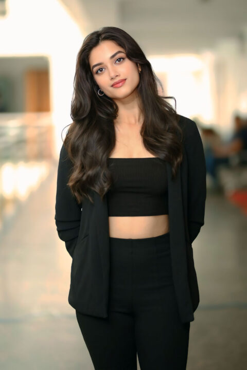 Bhagyashri Borse in Sophisticated Style for Kingdom Press Meet