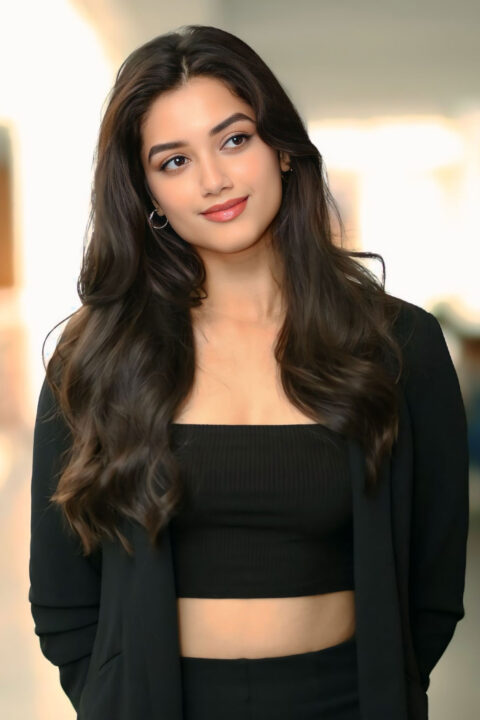 Bhagyashri Borse Boss Lady Vibes at Kingdom Press Meet