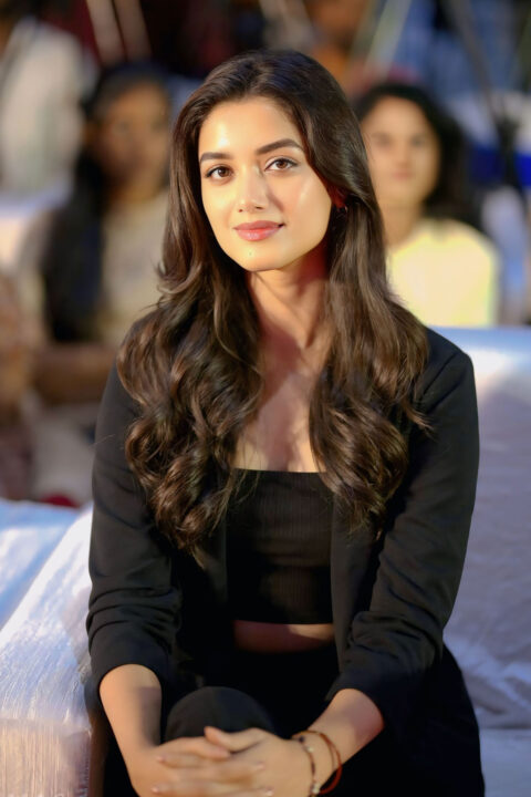 Bhagyashri Borse Glamorous Look for Kingdom Press Interactions