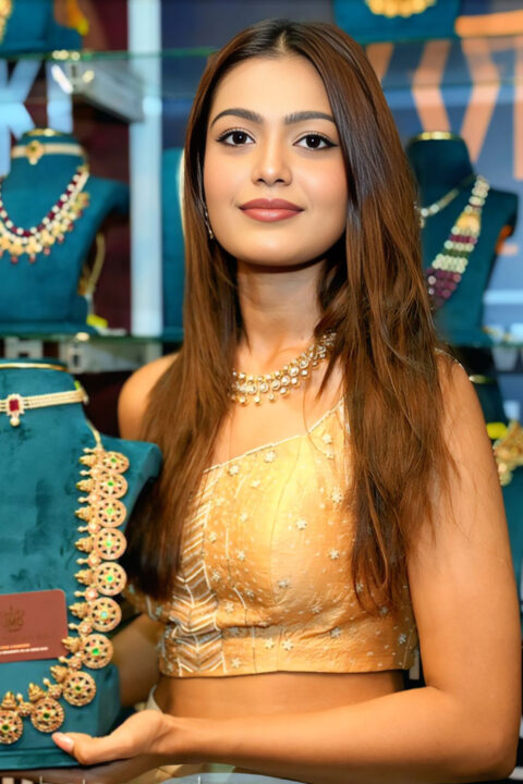 Bhavya Reddy in Yellow Lehenga at Heritage Celebration Opening