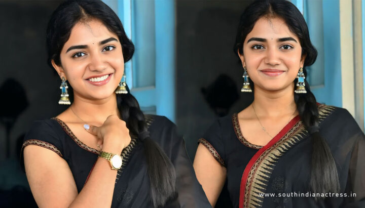 Malavika Manoj talks Oh Bhama Ayyo Rama in elegant black ethnic wear