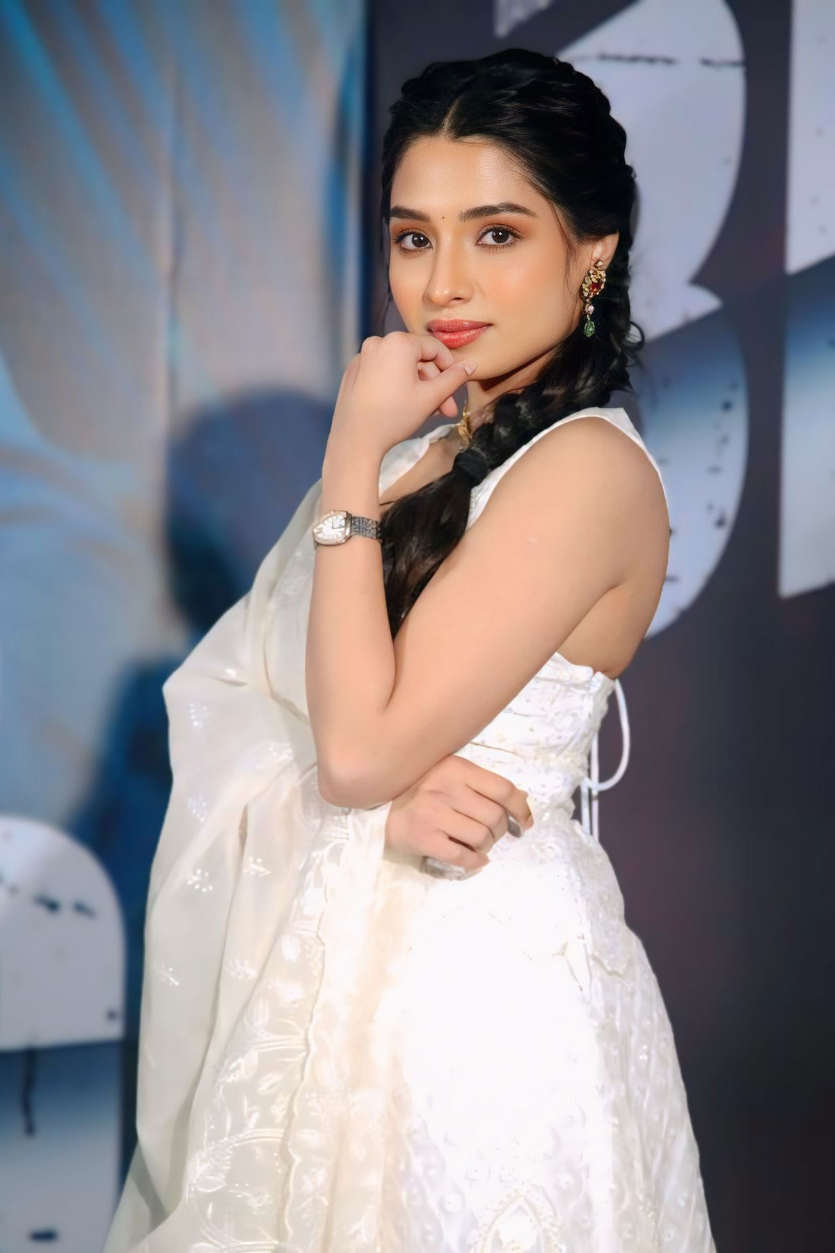 Manisha Kandkur in Graceful Look at Telugu Movie Brat Event