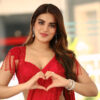 Nidhhi Agerwal hot stills in red saree
