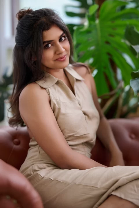 Sanjana Anand flaunts effortless style in beige shirt dress