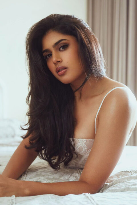 Faria Abdullah Elegant White Outfit Photoshoot