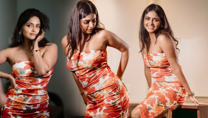 Pragya Nayan pays a beautiful tribute to floral fashion in this flawless photoshoot. Her vibrant orange dress is a true masterpiece.