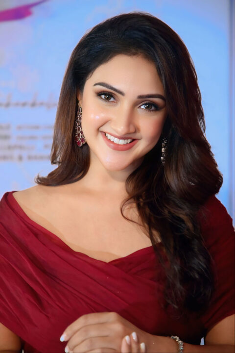 Sridevi Vijaykumar Style Statement for Sundarakanda Movie Press Meet