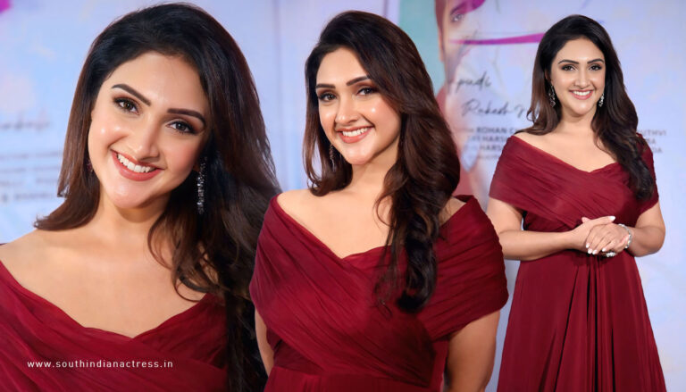 Sridevi Vijaykumar Elegant Sundarakanda Press Meet Outfit