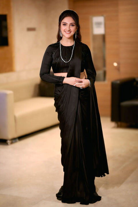 Sridevi Vijaykumar in Latest Saree Stills from Sundarakanda Event