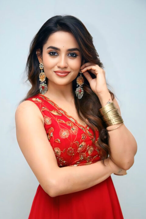 Chai Wala Movie Teaser Launch: Teju Ashwini in Red