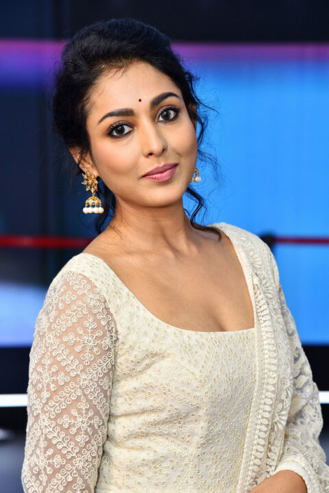 Madhu Shalini Radiates Elegance in Chikankari Gown