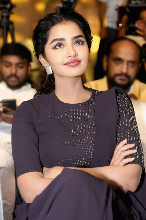 Anupama Parameswaran in Classy Look at Kishkindhapuri Pre-Release