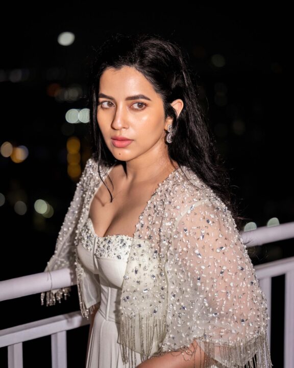 omalee Prasad Breathtaking Photoshoot in White Gown by Anahita