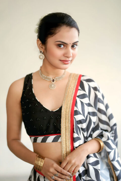Beauty Movie Interview: Nilakhi Patra in Chevron Lehenga Look