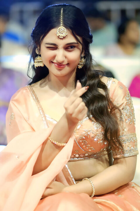 Ritika Nayak Stunning Stills from Mirai Pre-Release Event