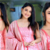 Ritika Nayak in Classy pink Kurta Stills for Mirai