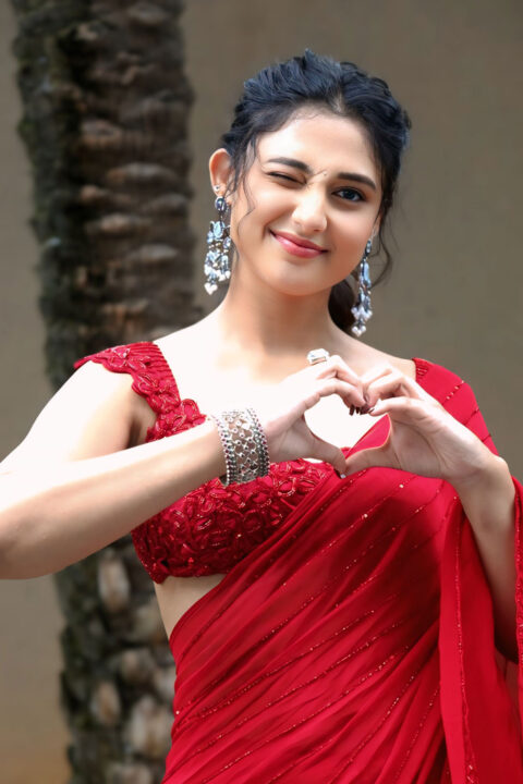 Ritika Nayak in Glamorous Stills from Mirai Success Meet