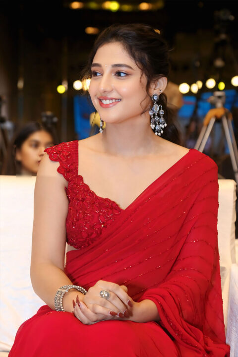 Ritika Nayak in Elegant Look at Mirai Success Meet