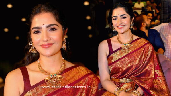 Rukmini Vasanth in Royal Look for Kantara Chapter 1 Event