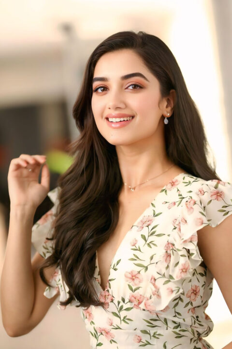 Bhagyashri Borse Polished Daytime Look for Movie Promotions