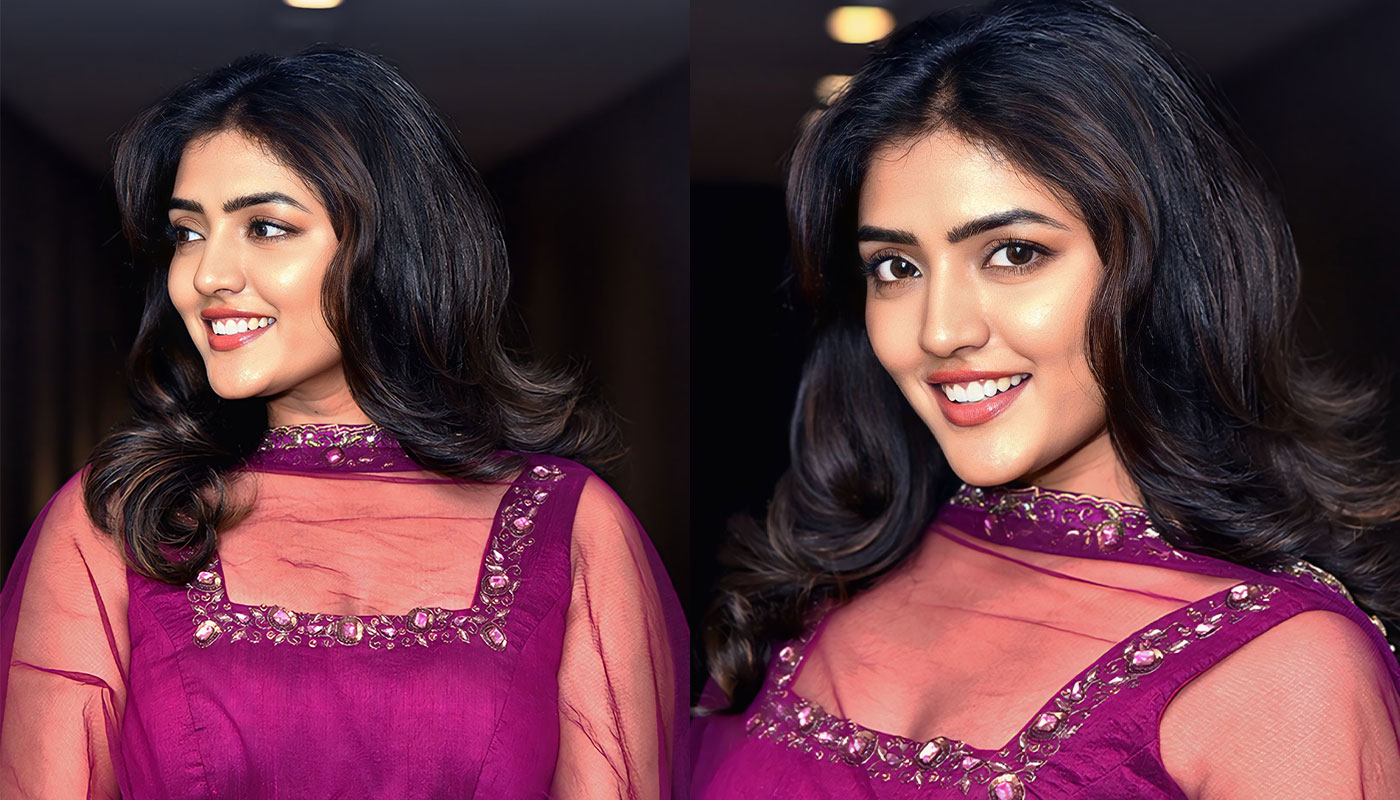 Eesha Rebba Exudes Royalty in Deep Magenta at 3 Roses S2 Event