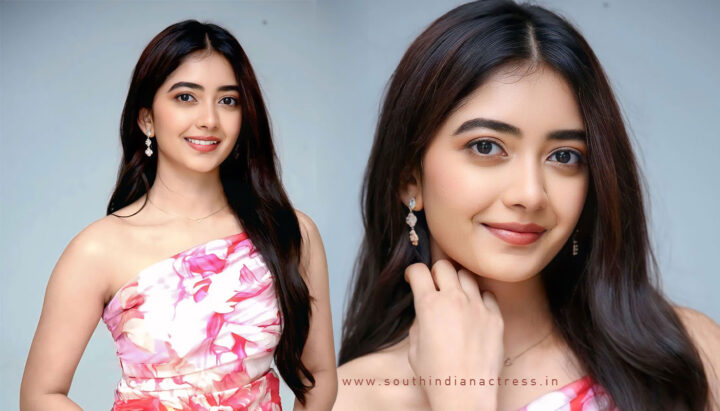 Preethi Pagadala Blooms in Chic MANGO Satin Dress at Patang Movie Press Meet