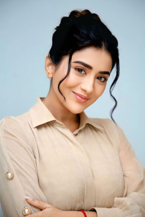 Rashi Singh Belted Long Dress Look at Movie Success Meet