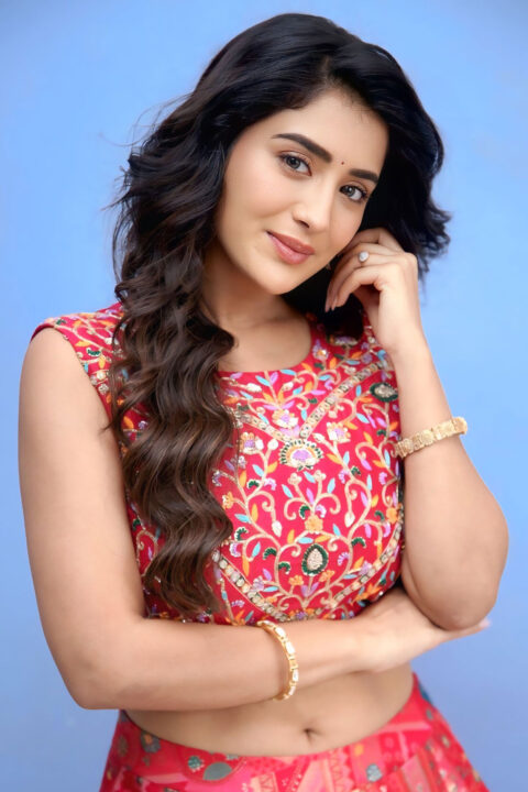 Rashi Singh in High-Waisted Lehenga Stills for Panchminar Promotions