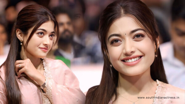 Rashmika Mandanna Simple Yet Sophisticated Anarkali for The Girlfriend