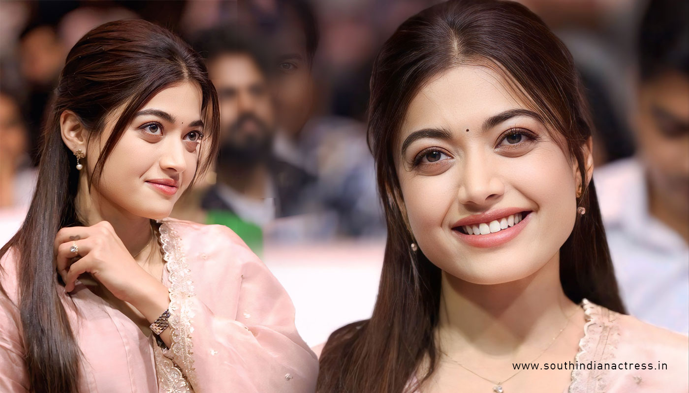 Rashmika Mandanna Simple Yet Sophisticated Anarkali for The Girlfriend