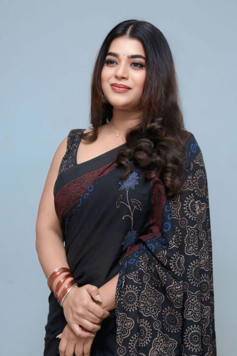 Yamini Bhaskar Simple Yet Elegant Saree for Psych Siddhartha Promotions