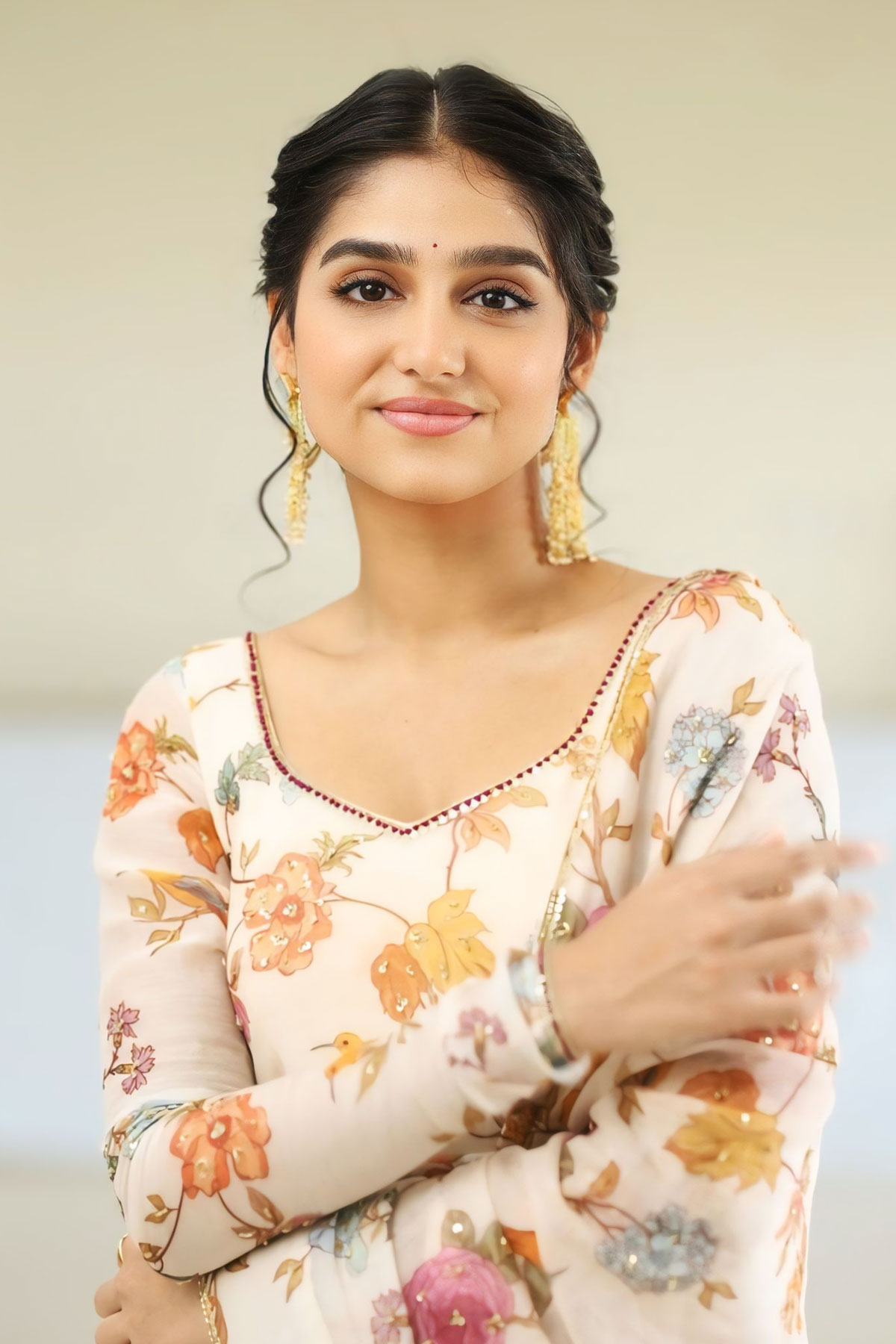 Anaswara Rajan Autumn Leaf Motif Dress: Fashion Focus