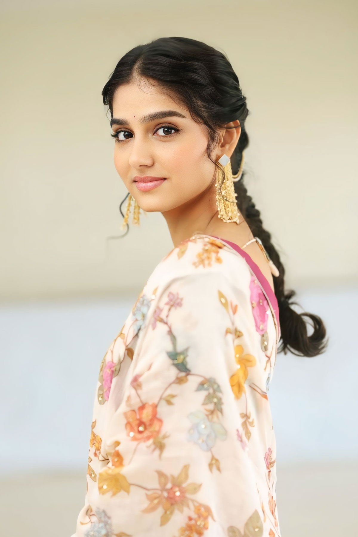 Anaswara Rajan Best Traditional Look for Movie Promotions