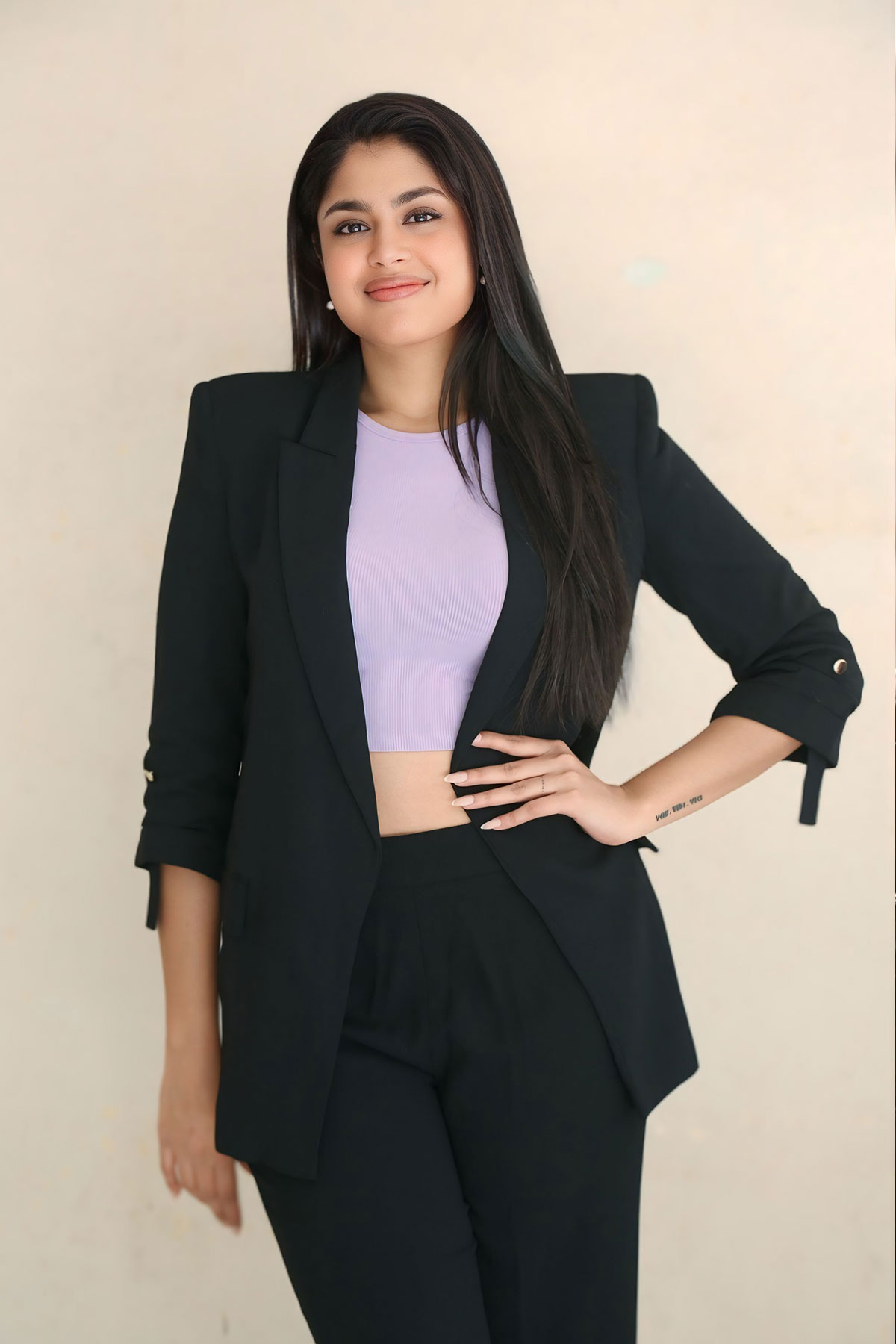 Faria Abdullah Radiant Confidence at Gurram Paapi Reddy Press Meet