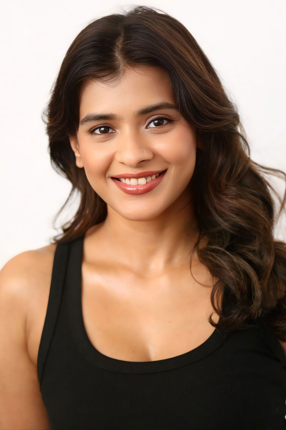 Hebah Patel Rocks Black Trousers and Top Combo at Movie Event