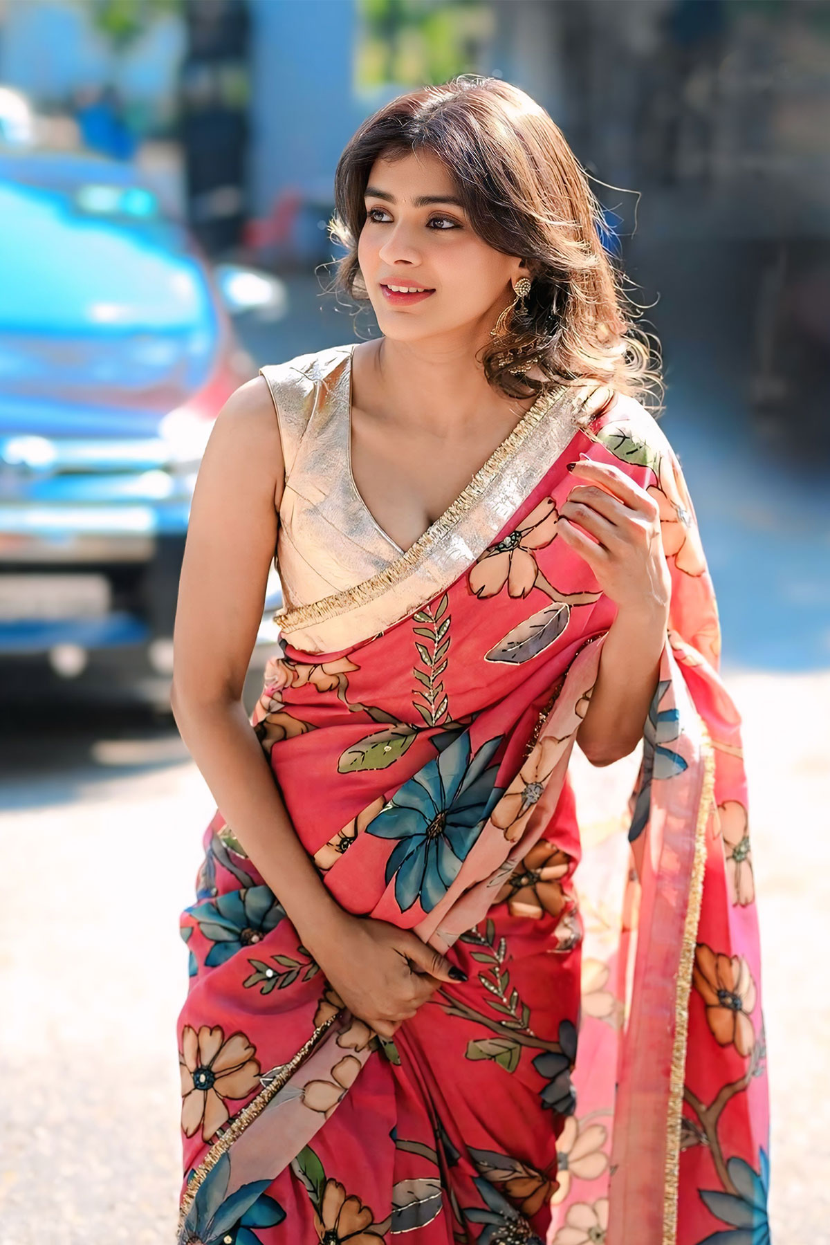 Hebah Patel hot stills in saree