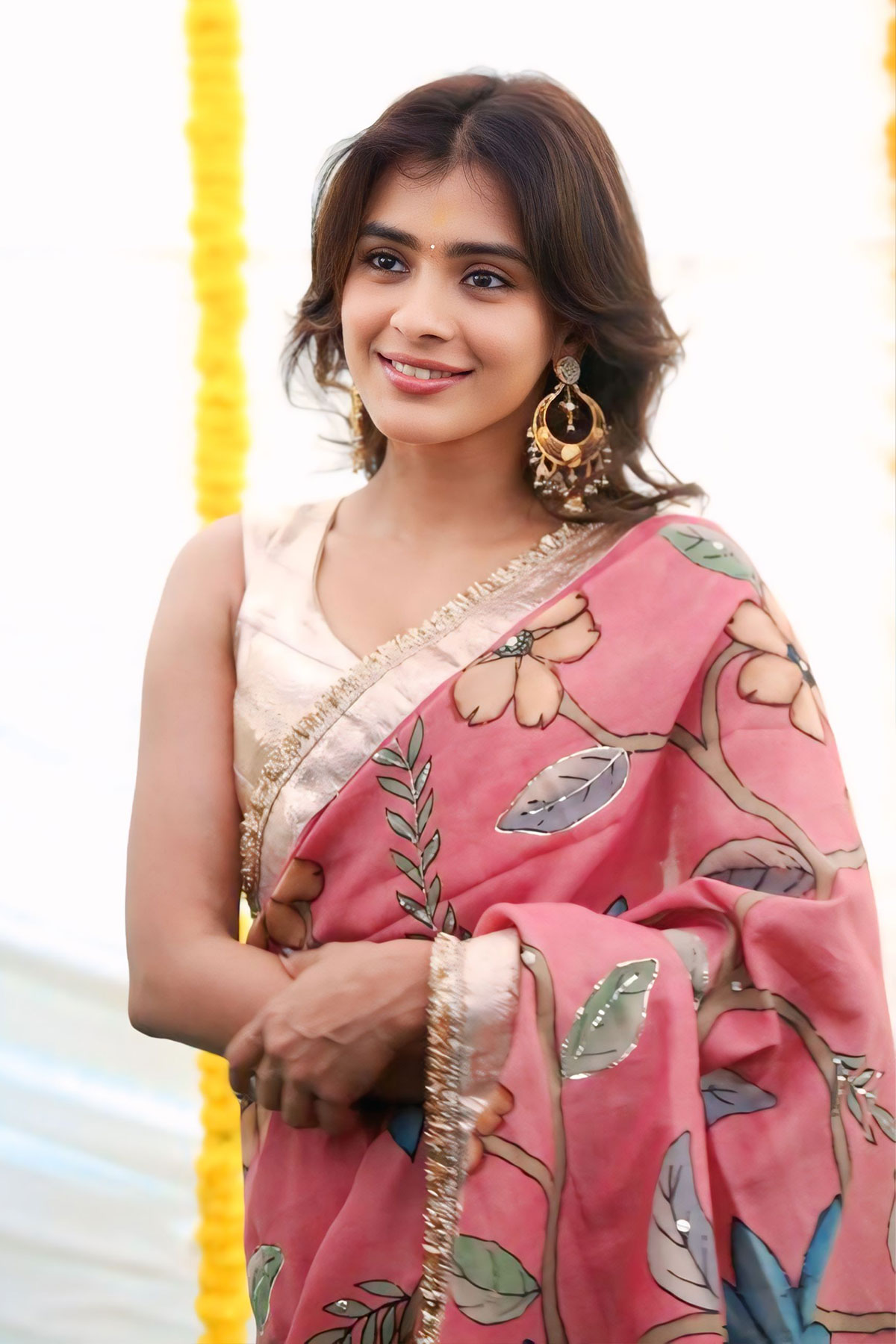 Hebah Patel with Tanikella Bharani at Bobby Simha 25 Pooja