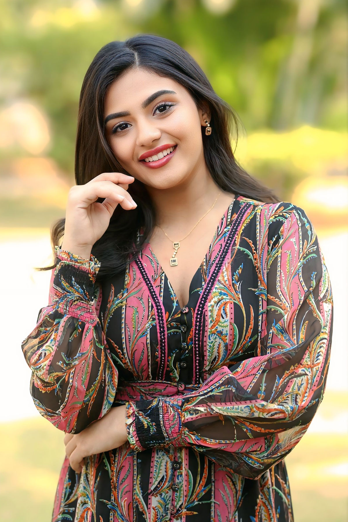 Nayan Sarika Chemistry with Samarjit Lankesh at Vrusshabha Event